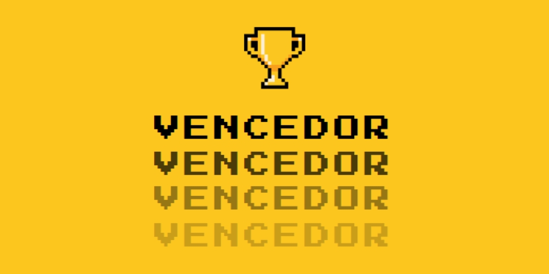 Vida do troféu yellow vintage-retro