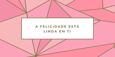 Retornos felizes pink modern-simple