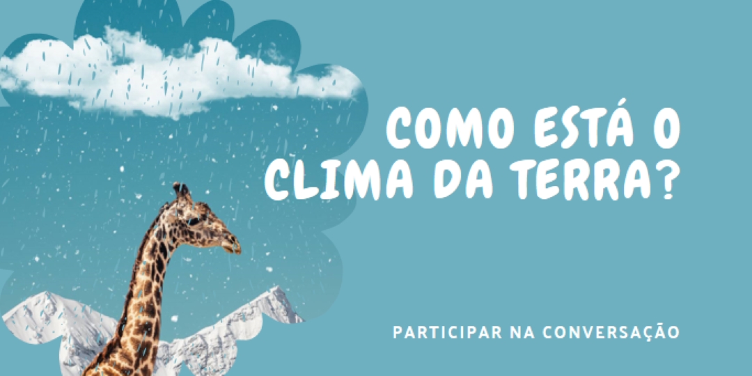 Vamos falar sobre as alterações climáticas blue whimsical-color-block