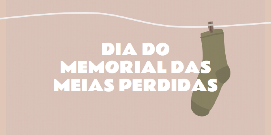 Dia do Memorial das Meias Perdidas brown whimsical-color-block