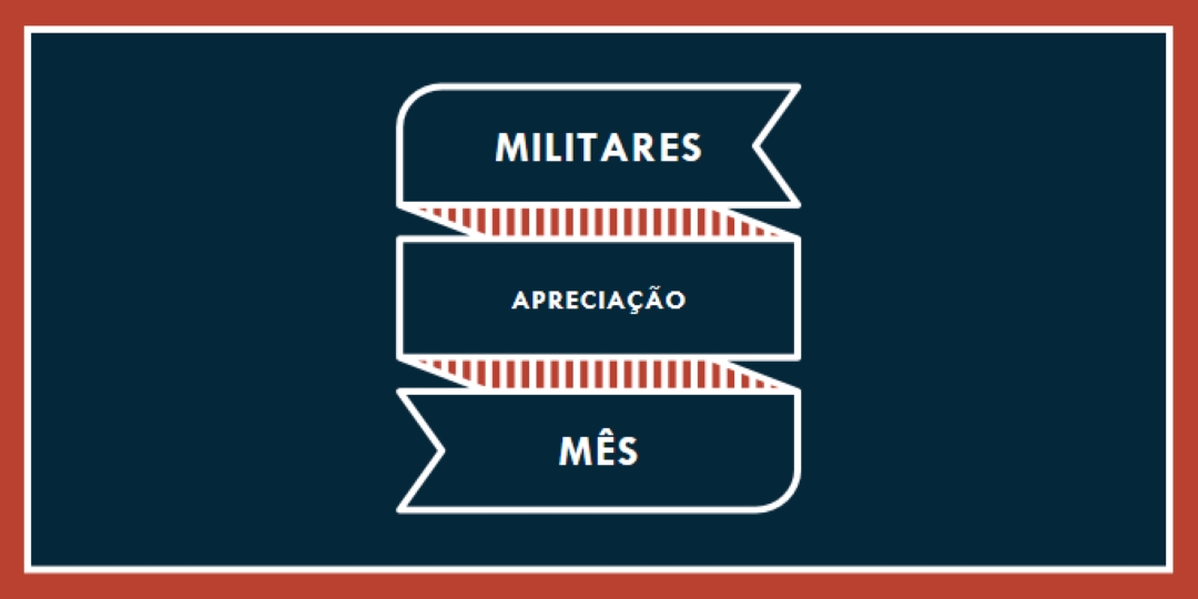 Celebrar o Mês de Apreciação Militar blue modern-simple