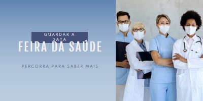 Vida saudável blue modern-simple