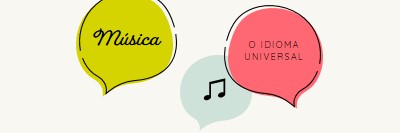 Linguagem musical white whimsical-line