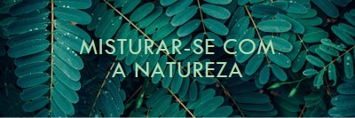 Misturar-se com a natureza green modern-simple