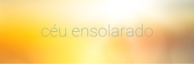 Céu ensolarado yellow modern-simple