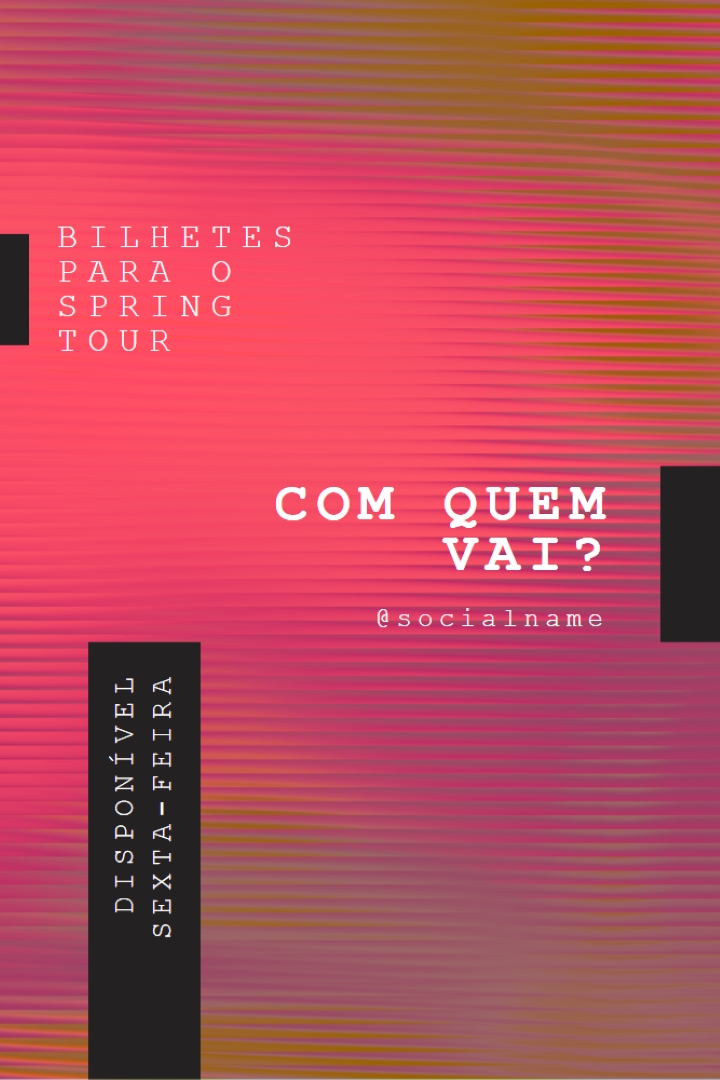 Luzes do concerto pink modern-bold