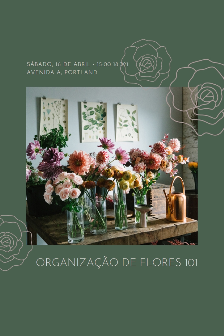 Poder das flores green organic-simple