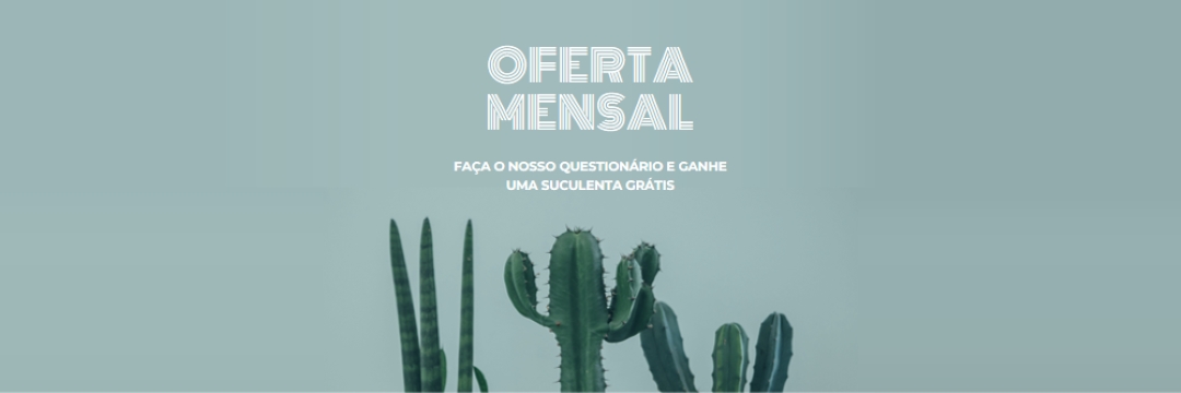Questionário de oferta mensal green modern-simple