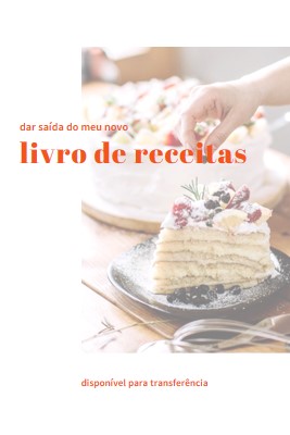 Veja o meu livro de receitas white modern-simple