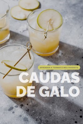 Fazer os meus cocktails favoritos yellow modern-simple