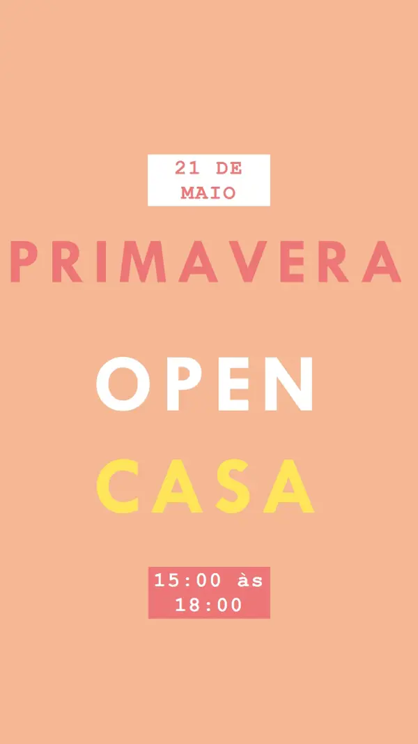 Pastéis de primavera orange modern-simple