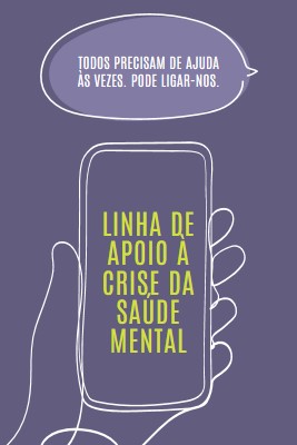 Seja um aliado purple whimsical-line