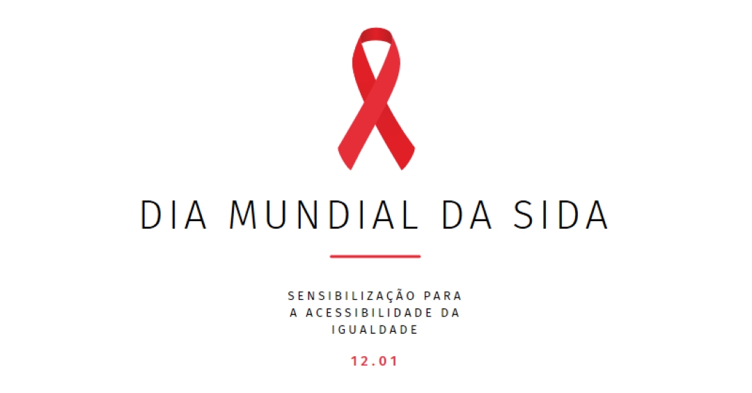 Sensibilização para a SIDA white modern-simple