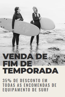 As alegrias da praia gray modern-bold