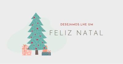 Desejando-lhe um Feliz Natal pink whimsical-color-block