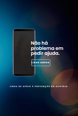 Pedir ajuda blue modern-simple