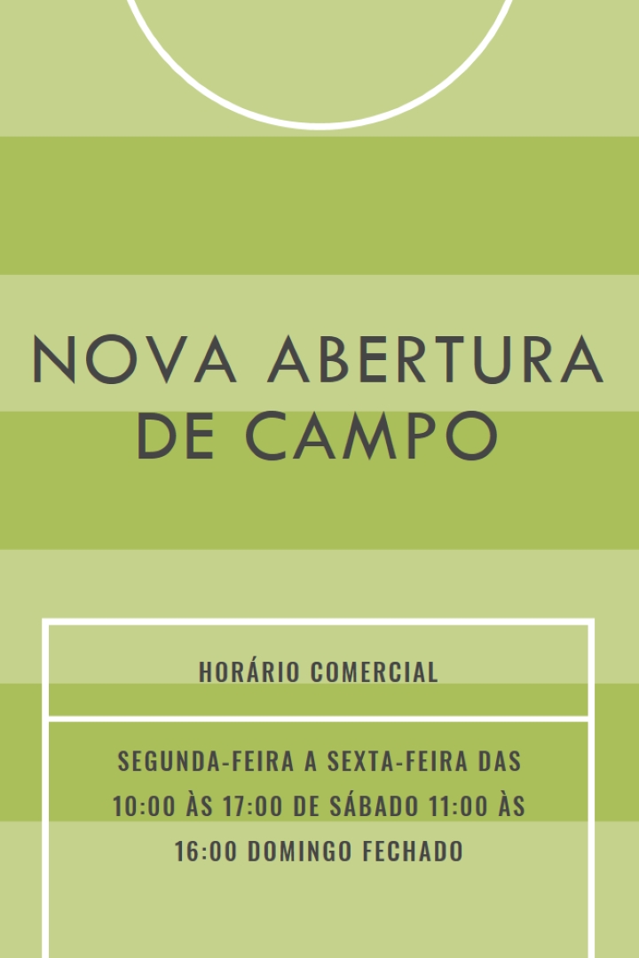 Objetivos de campo green modern-geometric-&-linear