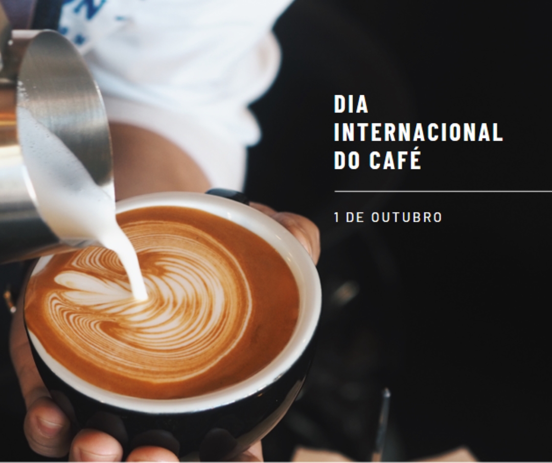 Dia Internacional do Café brown modern-simple