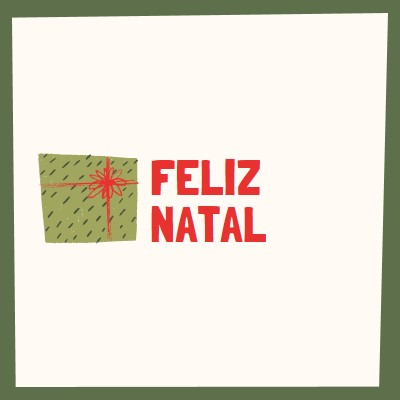 Feliz presente de Natal white whimsical-color-block