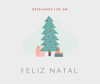 Desejando-lhe um Feliz Natal pink whimsical-color-block