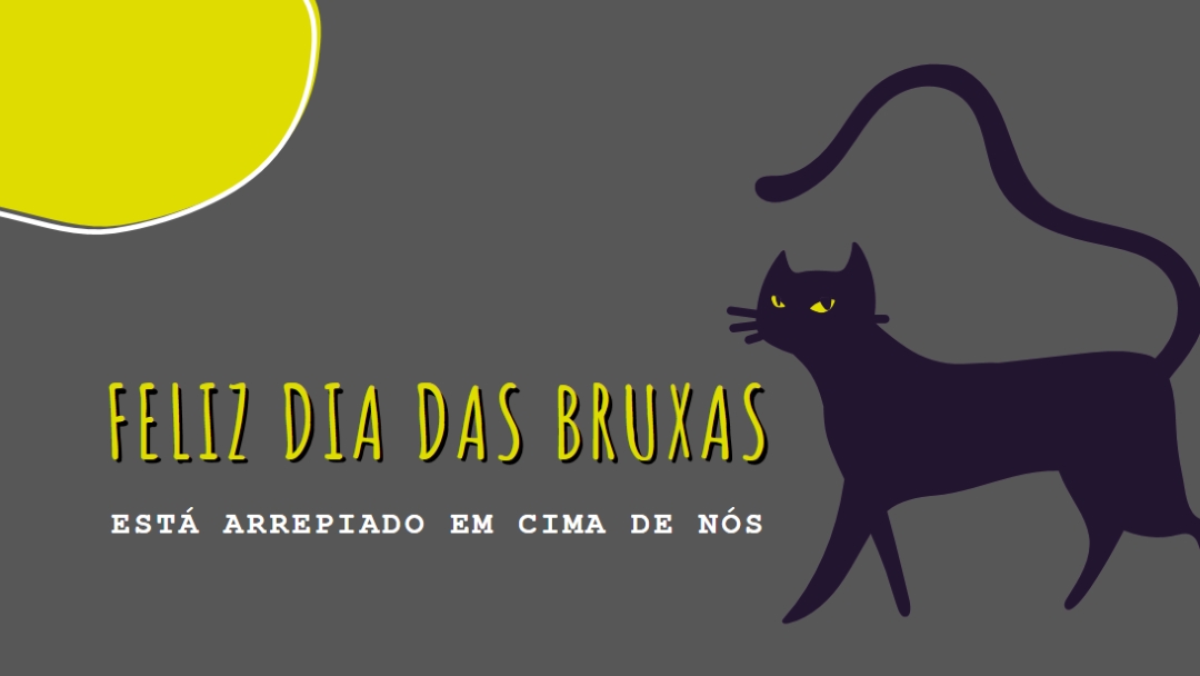 Gato assustador black whimsical-color-block