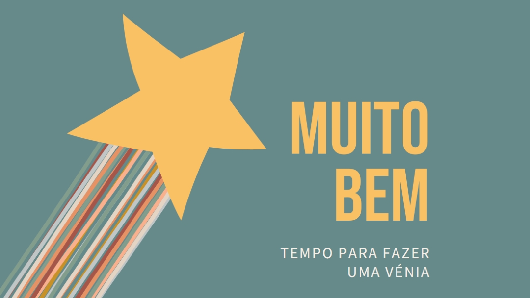 Hora de fazer uma vénia green modern-simple