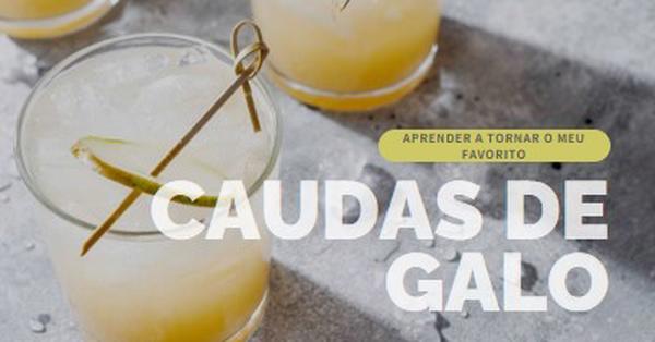 Fazer os meus cocktails favoritos yellow modern-simple