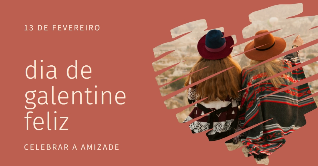 Celebrar as amizades das mulheres red modern-simple