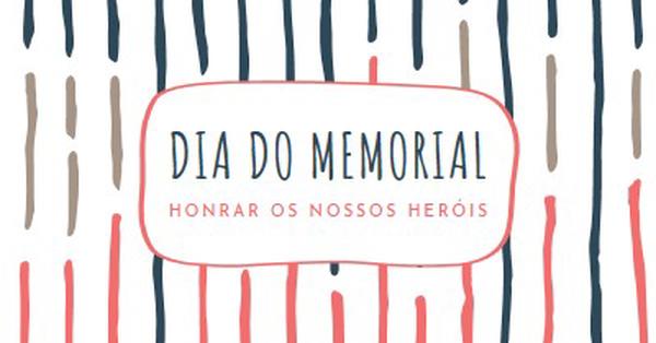 Honrar os nossos heróis white whimsical-line