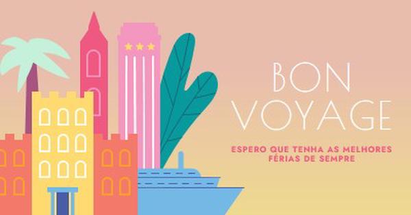 Boa viagem pink modern-color-block