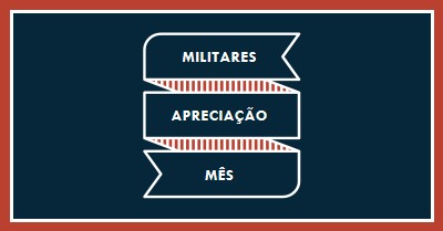 Celebrar o Mês de Apreciação Militar blue modern-simple