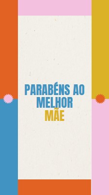 Parabéns ao melhor gray retro,bold,geometric