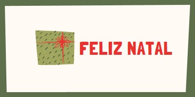 Feliz presente de Natal white whimsical-color-block