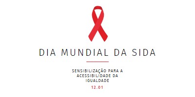 Sensibilização para a SIDA white modern-simple