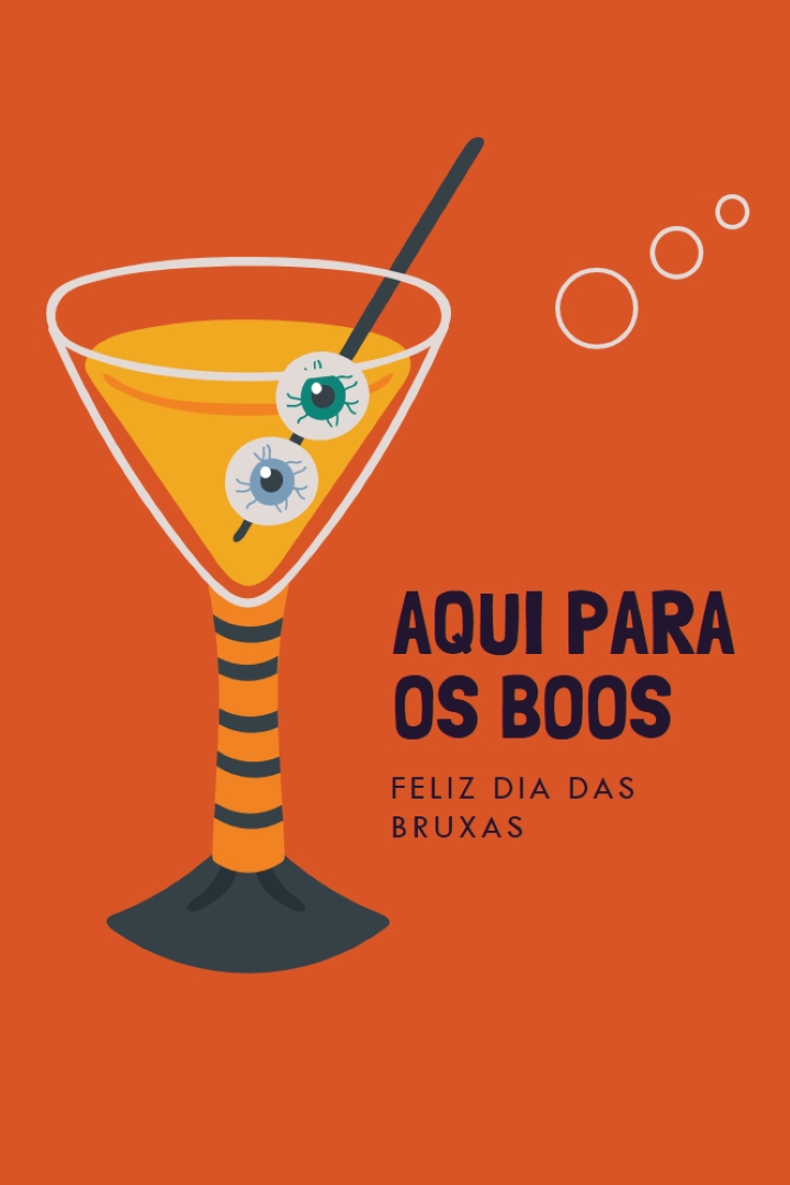 Bola alta de globo ocular orange modern-bold