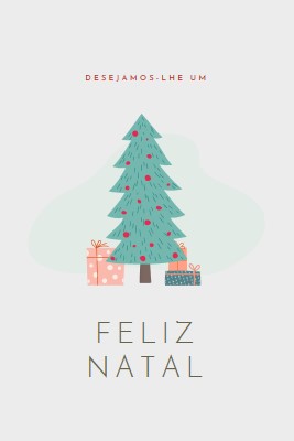 Desejando-lhe um Feliz Natal pink whimsical-color-block