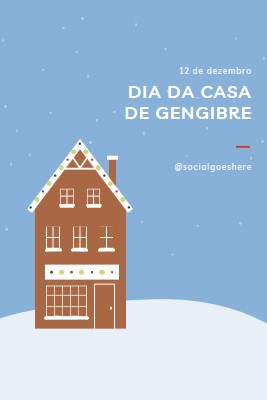 Dia da Casa de Gengibre blue whimsical-color-block