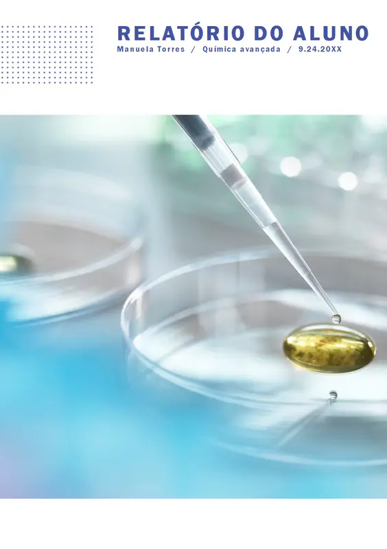 Relatório estudantil clássico modern simple