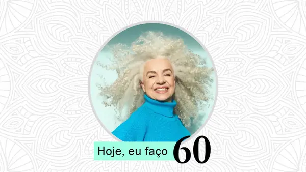 Comemoração de aniversário floral modern bold