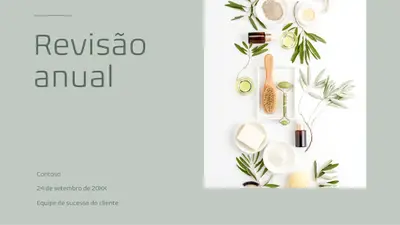 Apresentação colorida minimalista organic-simple
