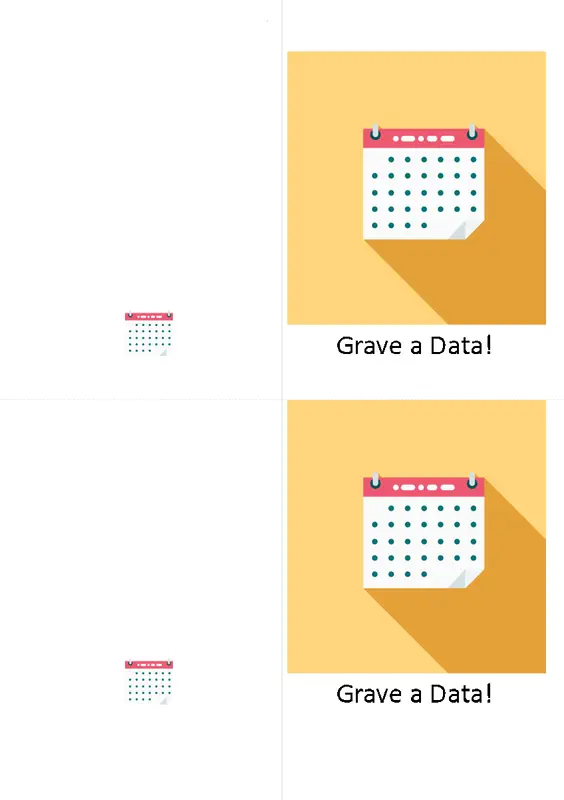 Cartão de comemoração Lembre a data modern-simple