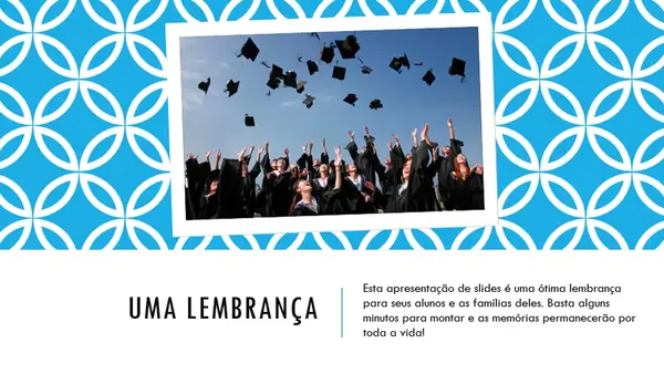 Apresentação de slides do fim do ano vintage retro