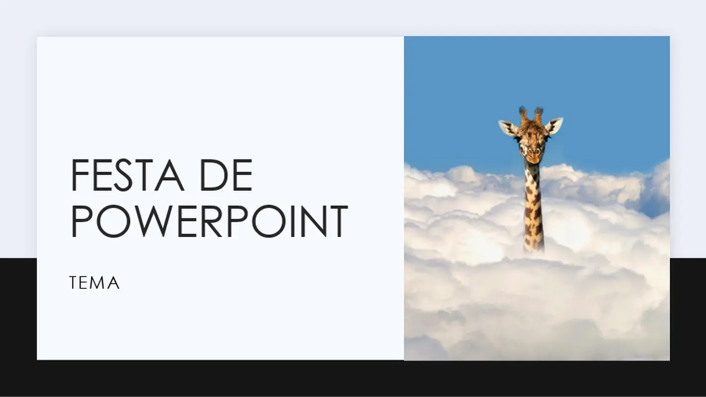 Festa de PowerPoint modern simple
