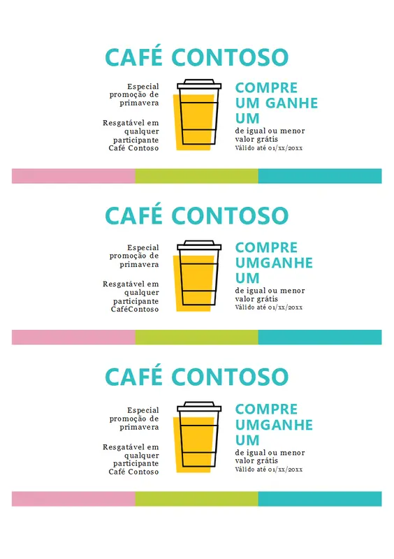 Cupom organic simple