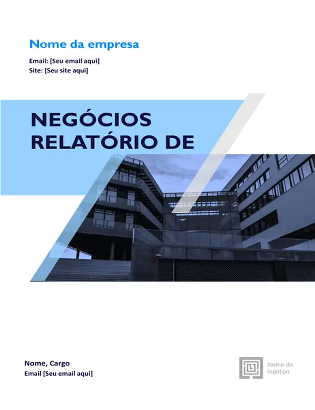Relatório empresarial (design gráfico)