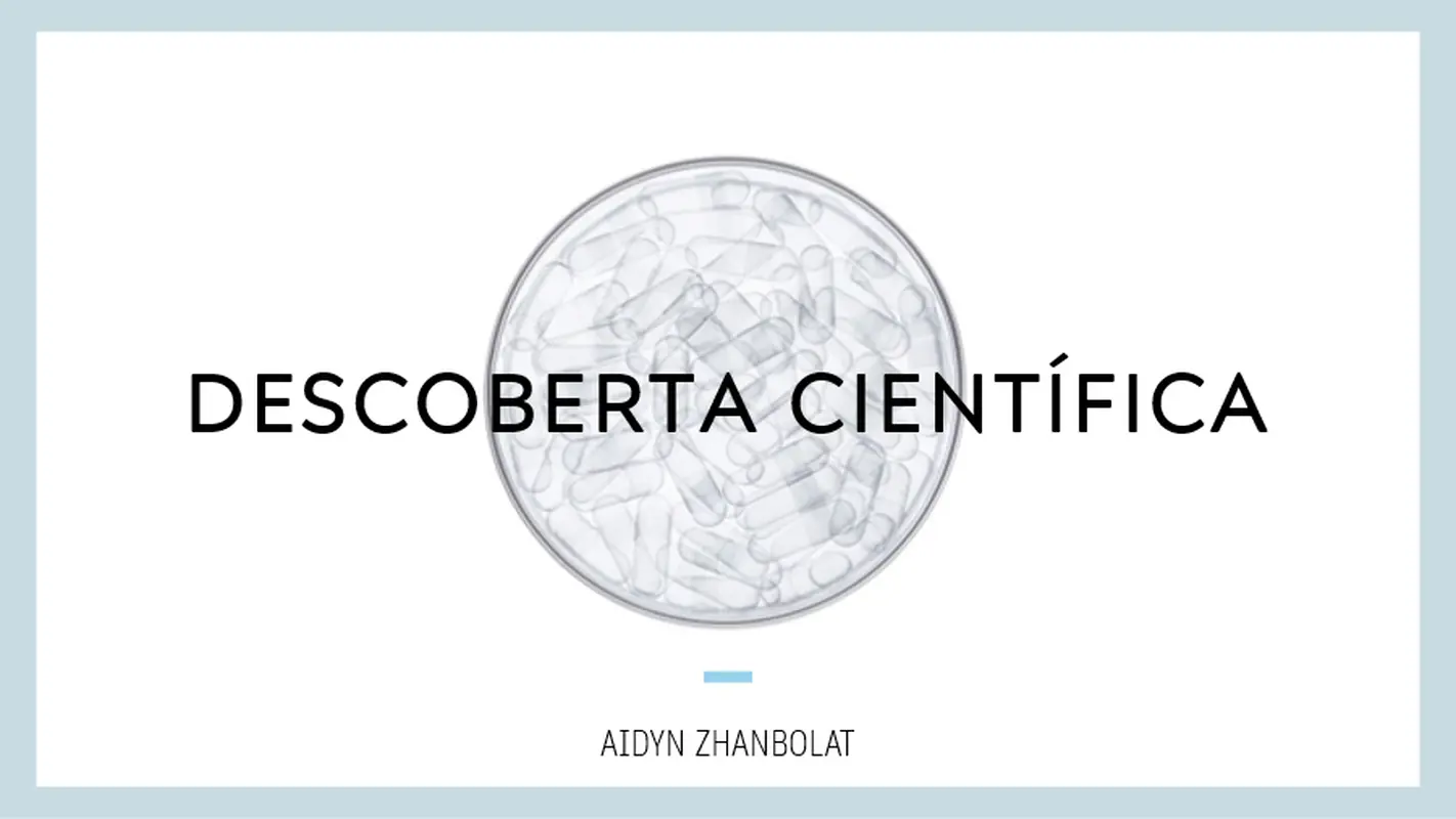 Descoberta científica modern simple