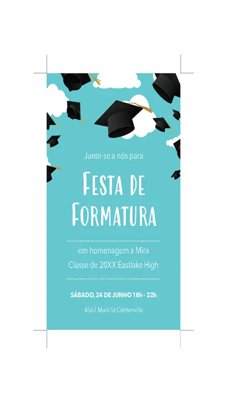 Convites para formatura