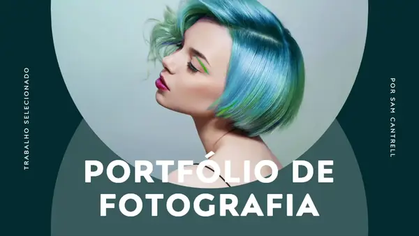 Portfólio de fotografia (moderno simples) organic simple