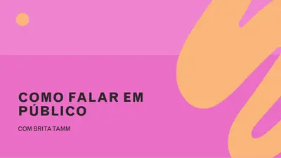 Apresentação com destaque de cor