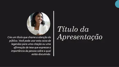 Apresentação de biografia modern geometric